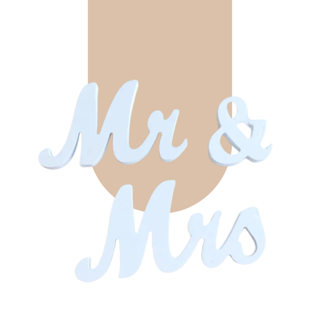  Sign - Mr & Mrs White